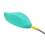 Vibrador estimulador de clítoris ergonómico verde agua - Imagen 3